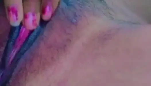 My Girl pressing her boobs and finger her horny pussy for cuck want to pregnent
