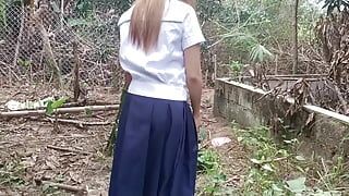18-jarig schoolmeisje - Pinay virale video