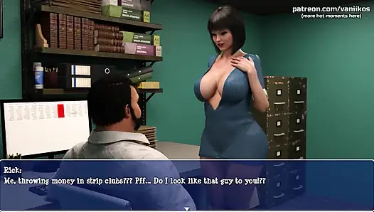 Big Ass Cheating Wife Fucks Boss for a Raise | Lily of the Valley | 3D Animated Ntr Porn Game | Part 28