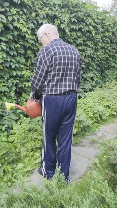 Tight Ass Fucked in Front of a Old Man