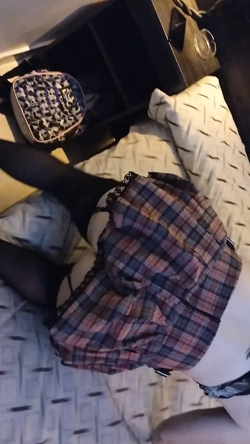 Schoolgirl gets cock in the back