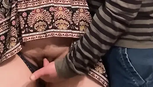 Stepbrother's Sexual Fantasy - Fingering Pussy