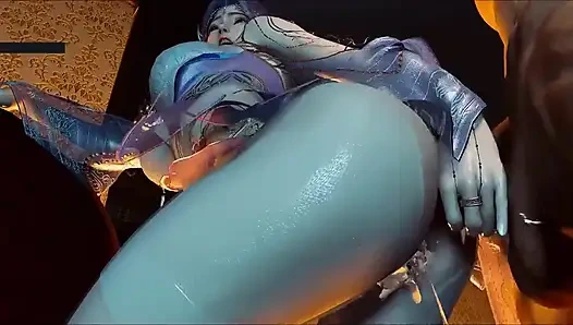 Fantasi lekuk tubuh aduhai dewi - bokep hentai animasi 3d