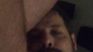 Mature man pissing in my hungry mouth 2