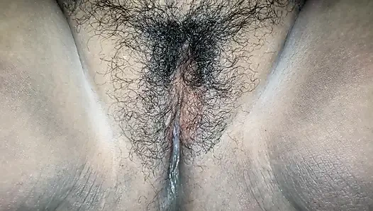 I grab and open the vagina of a slutty milf