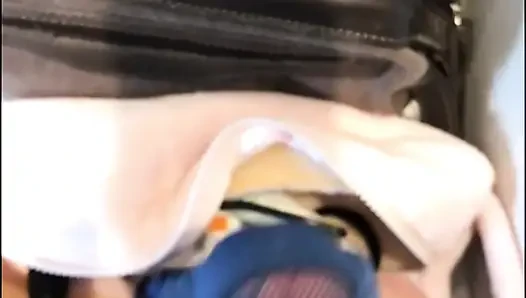 Wife sent a video and asked to cum on her panties