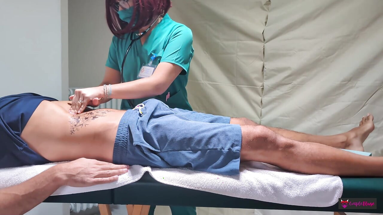 FAKE HOSPITAL - Depraved doctors squirt and get cum all over the place