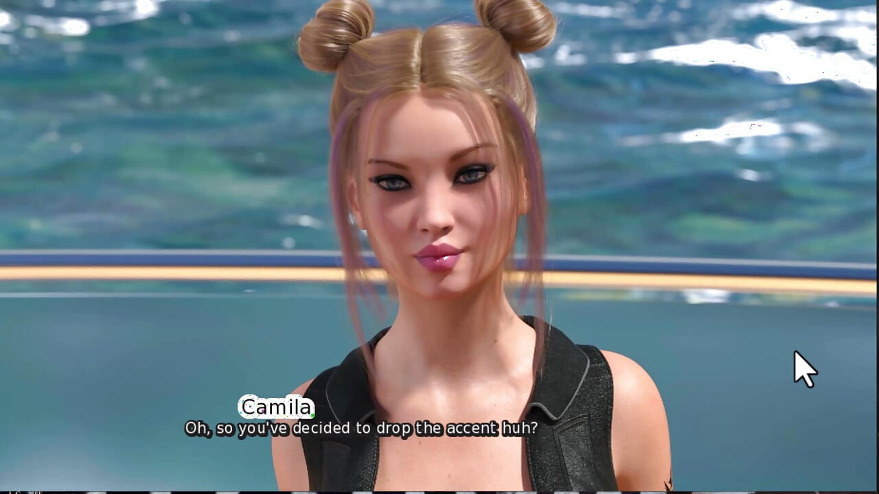 جزيرة الفاسقة - لطيفة على اليخت