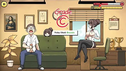 Hentai-spiel - problematischer student - haft lvl 1 - erotische lehrerin