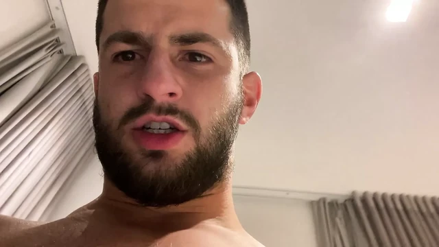 VERBAL ALPHA SHOW OFF NAKED COCK AND HAIRY BALLS