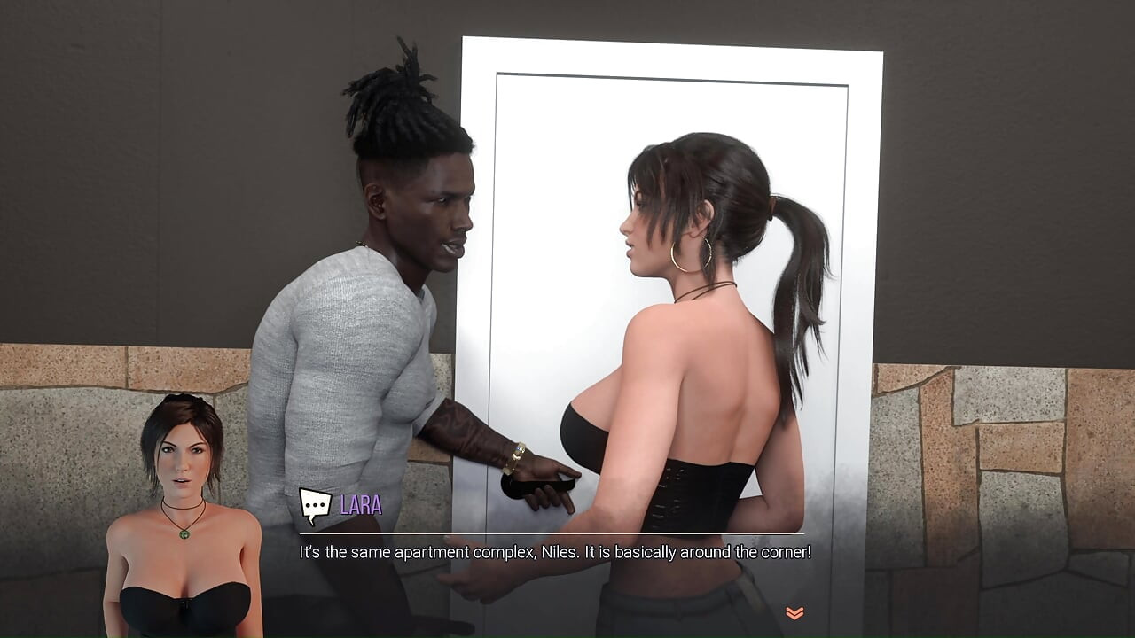Sexy Lara Fucked by a Nextdoor Muscular Dude with Big Black Cock