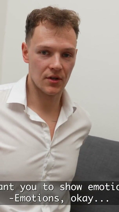 CUCK4K. At the casting, instead of showing his acting talent, he showed how much of a slut his girlfriend is | Clip 1