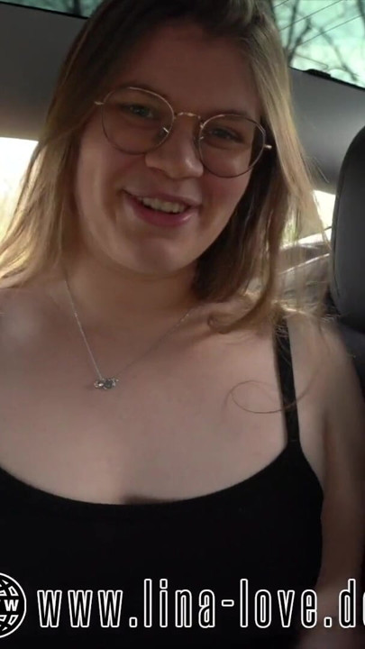 picked up by stranger and creampied pussy on the backseat | Clip 1