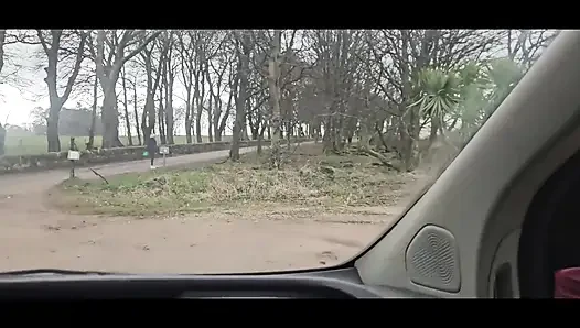 Cock It or Walk It... Foxy Mature Woman Runs Out of Fuel, She Has No Intention of Walking It.