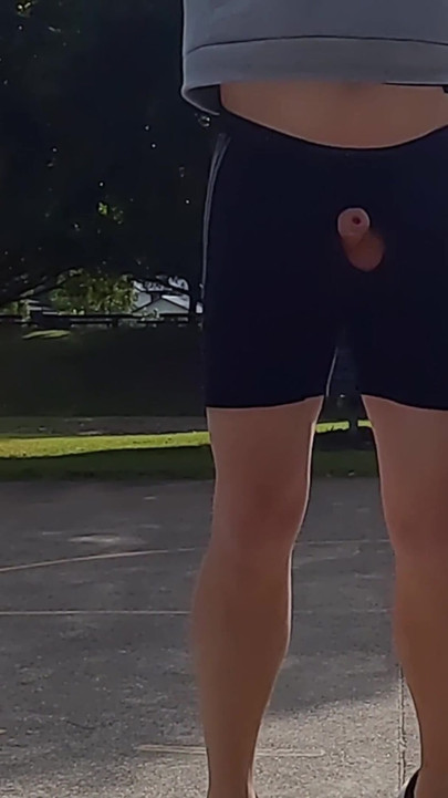 Powerful moment from "Straight guy playing basketball in public with his dick out."
