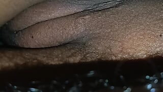 Girlfriend hot pussy creamed pussy in bedroom