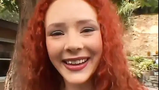 Giant cocks for a busty redhead