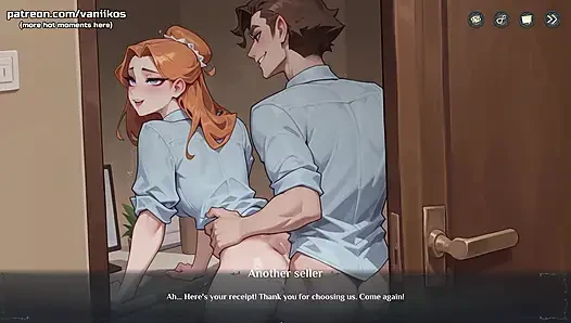 Big Boobs Furry Girl Shows Off Her Big Ass In Tight Shorts - Hotel Tales (Steam Game) - 3D Animated Hentai Game