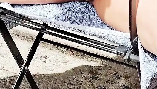 Check out the large meat package on this horny mature west aussie gaper .