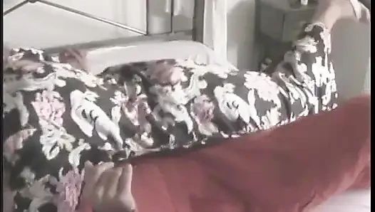 Hot tight blonde gives head, takes a hard dick and big cumshot on the bed