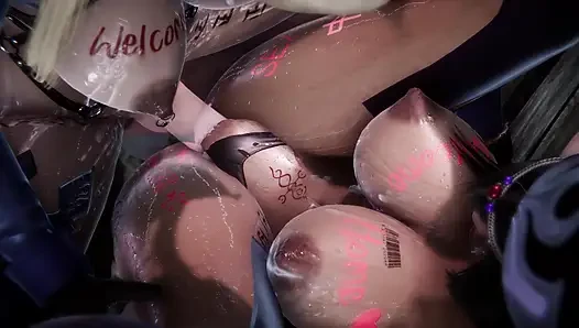 Yaramaz üvey kız kardeşle sert seks ve arkadaşının kirli amına boşalma + göt bitirişi