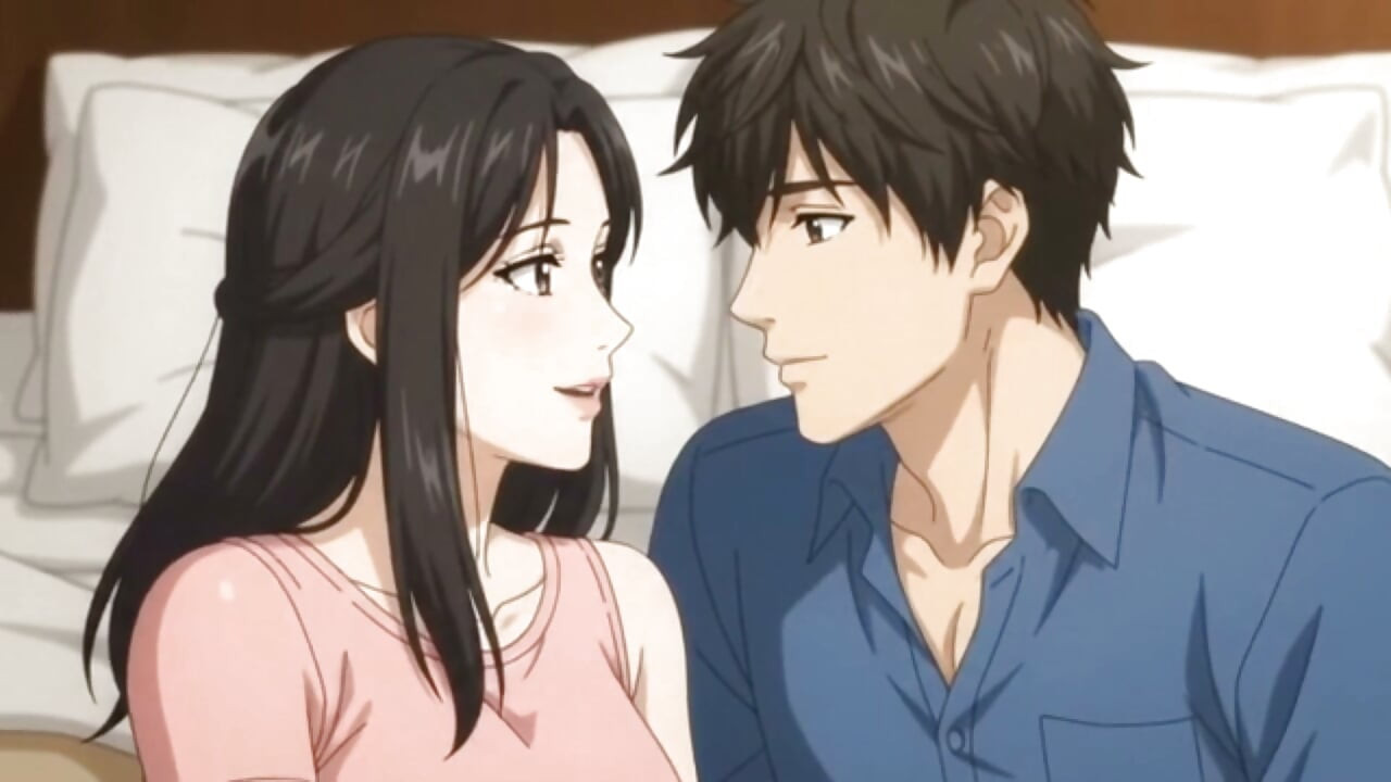 Stepsister and stepbrother share a room in hotel on vacation