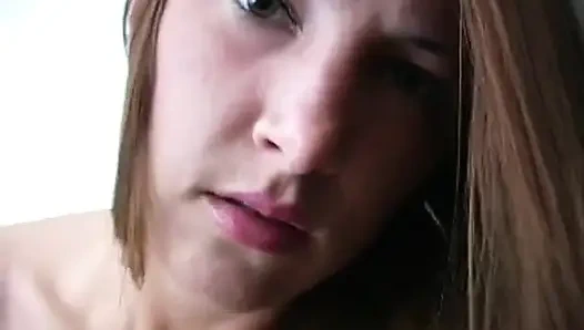 Big boobed slut gives a hot handjob