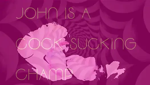 John Is a Cock Sucking Champ