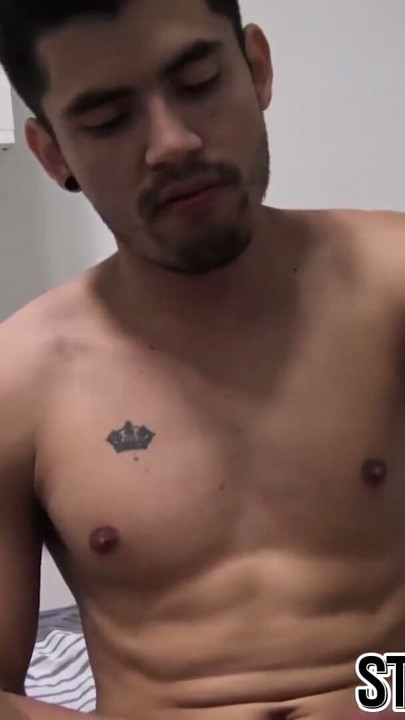 Straight jock jerks off his rock hard cock during POV fuck | Clip 2