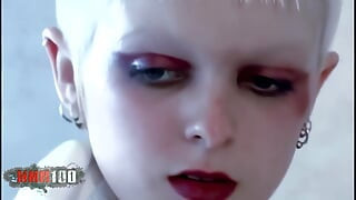 Lili: Photo Series in the Bathroom with the Beautiful Little French Punkette Lili