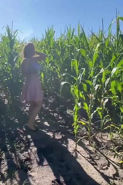Unallowed Anal Adventure in a Cornfield - Too Sweet to Stay Good!