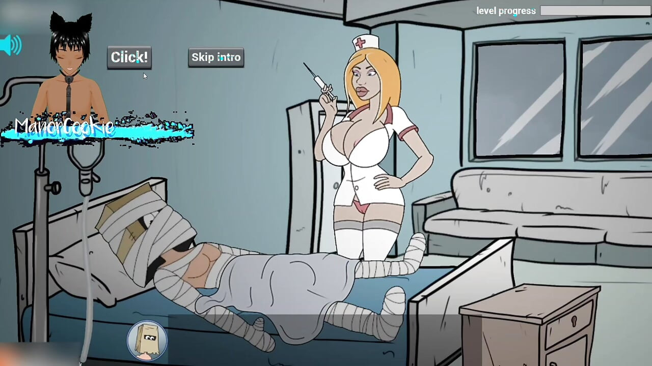 Fuckerman Hospital - Time for my checkup and to see some sexy nurses with big asses and tits!
