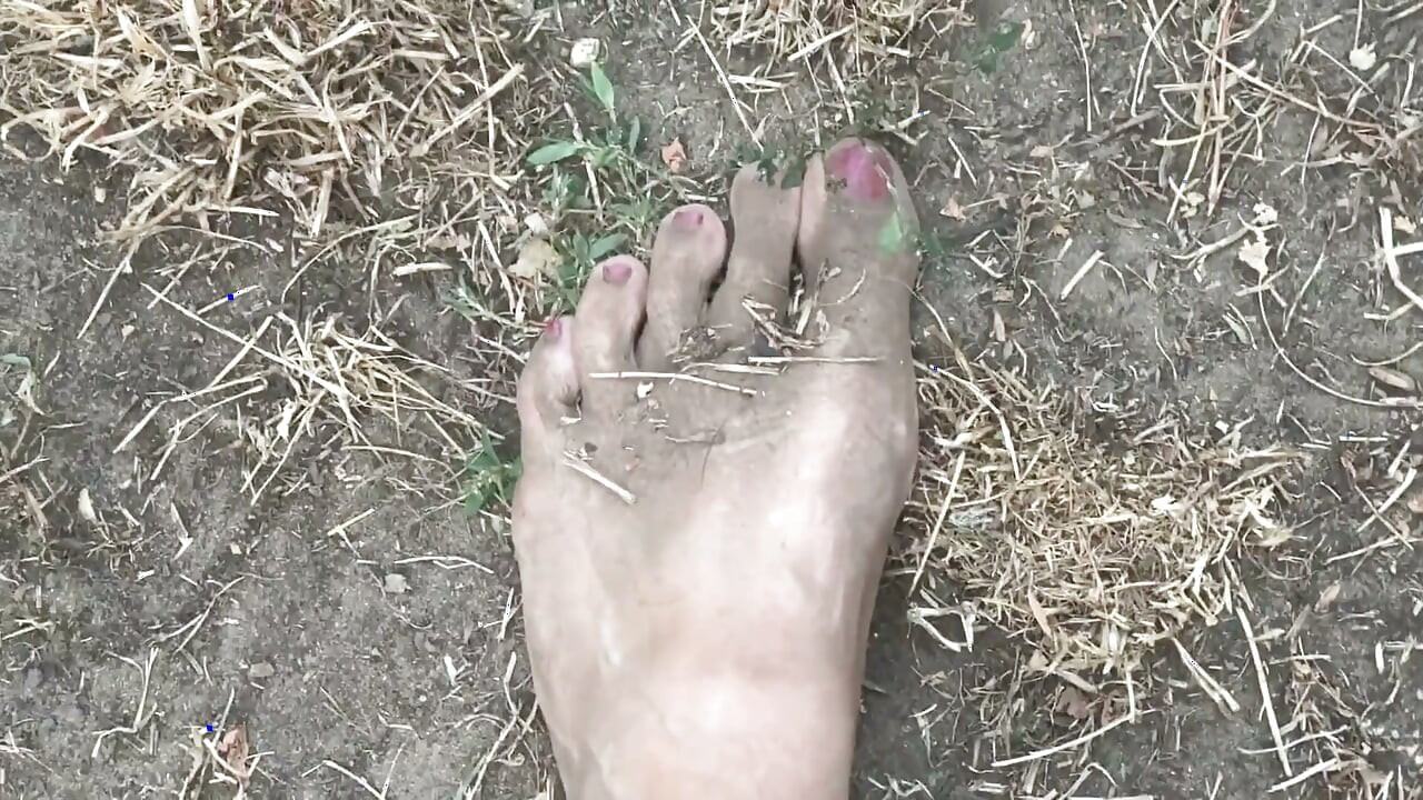 Dirty Feet in the Garden