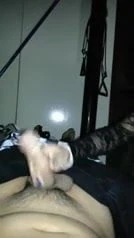 Shy girl gives handie