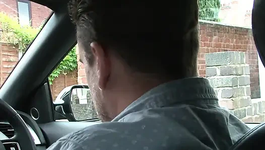 Horny cheating tattooed brunette fucked from his big white dick