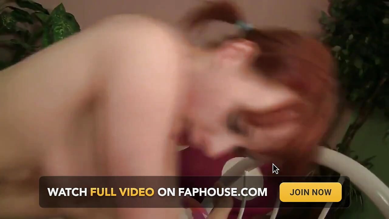 Masturbating pale redhead stepdaughter caught and fucked by stepdaddy