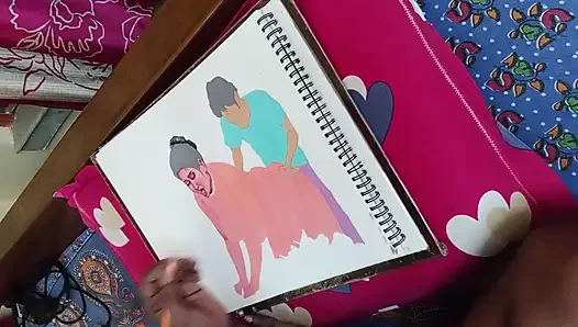 Eine sexy, aber arme indische dorffrau fickt einen gemüsehändler, um für das gemüse zu bezahlen