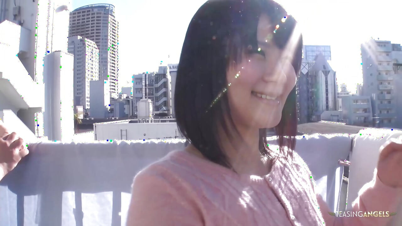 The Asian woman's need for his ejaculate was aroused as she was kissed and digitally stimulated on the balcony