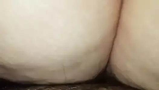 Wife reverse cowgirl big fat ass