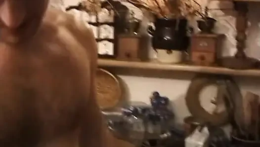Kızıl saçlı orta yaşlı seksi kadın komşuyla iyi sikişiyor