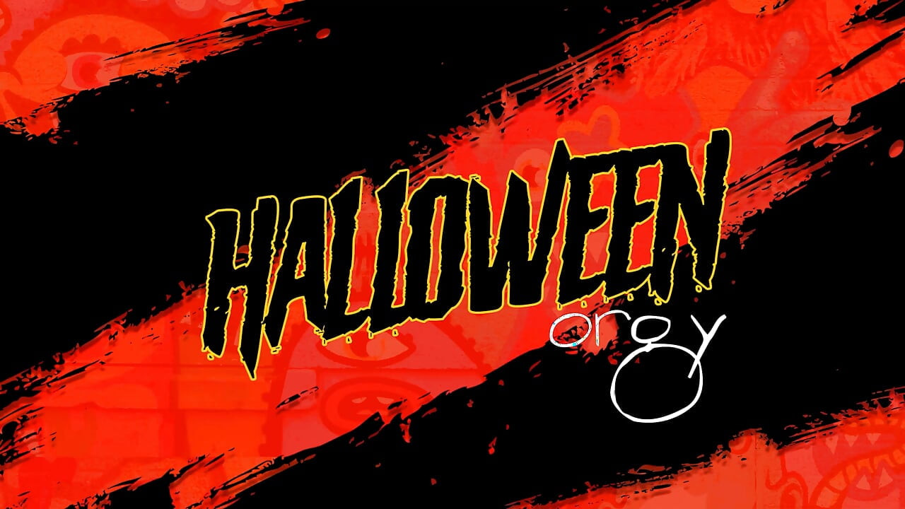 Smíšená genderová halloween orgie