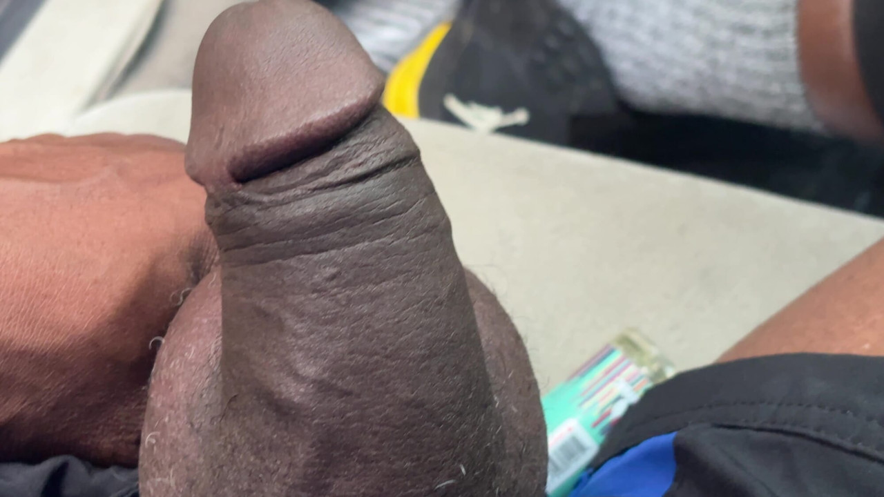 Looking at  my cock