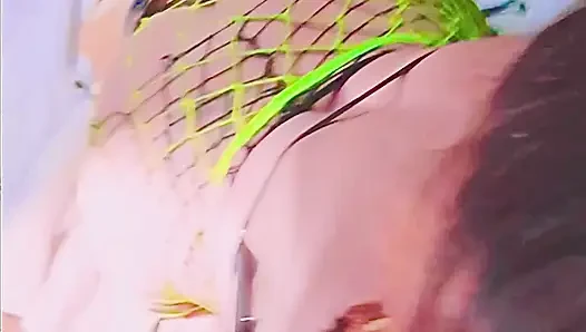 A Nighthore with 2 Phat Lips and thick Cum Stringers