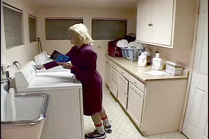 grandmother fingers herself when her stepdaughter comes to visit, she wants to join in and kisses her big nipples and gr