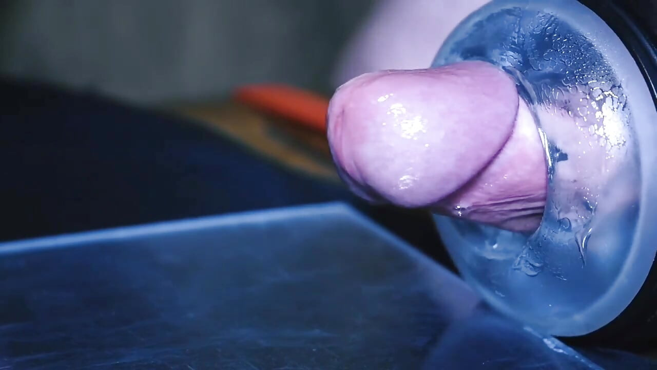 ASMR FLESLIGHT CLOSE UP FUCK AND SLOW MOTION CUMSHOT