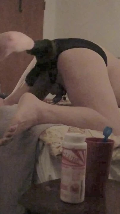 Locked anal slave