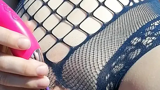 Hot wet games, milf, with piglets in nature