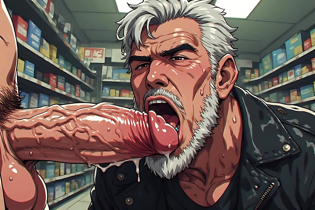 Sucking Cock in Stores Art