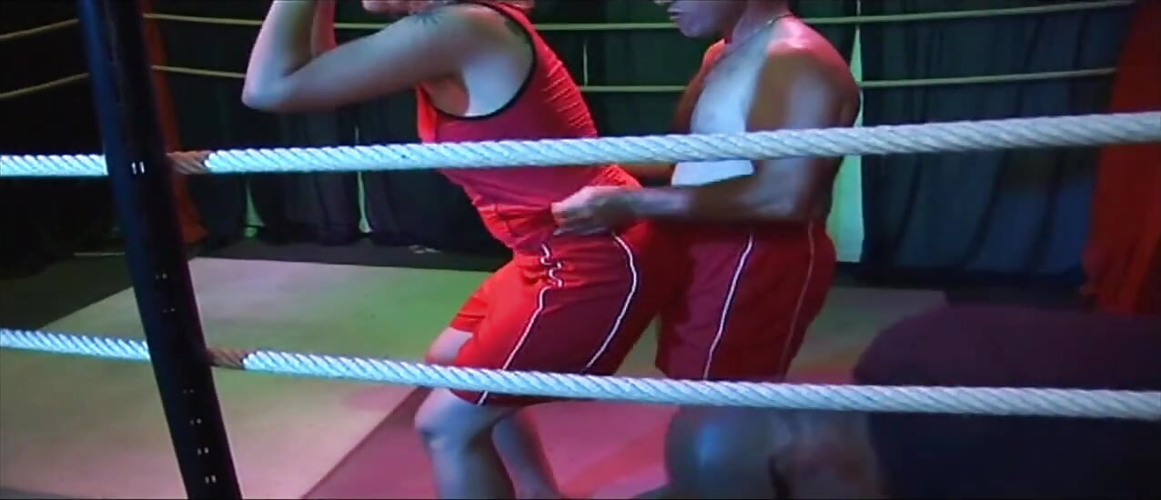 Blonde Mature Babe's Dripping Rosebud Gangbang in Wrestling Ring