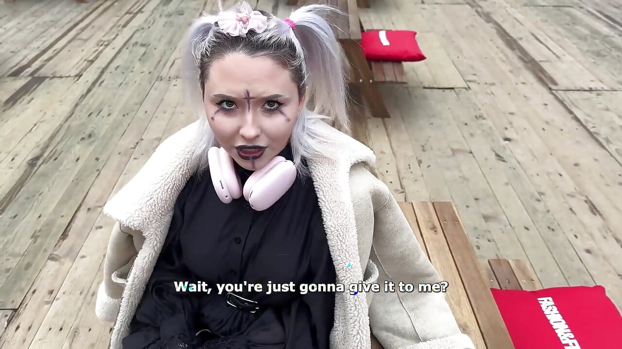 Flexible Alt E-girl Sucks for Energy Beverage and Takes Deep Anal Creampie in Insane Positions